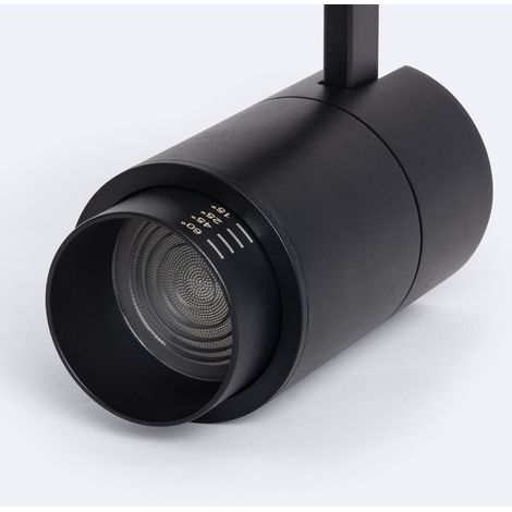 3-Phasenstromschiene LED-Strahler 10W Dimmbar CCT Pulyx Multiwinkel 15-60º  Schwarz (1/4)