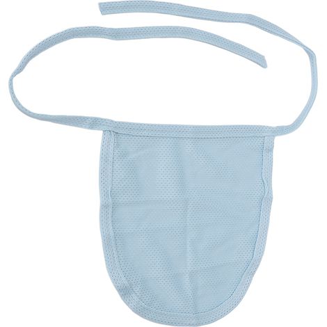 Protection trachéale en coton bleu, couvre-trachéostomie anti-poussière, soins pour trachéotomie (1/5)