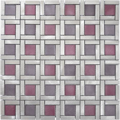 MOSAIQUE MELI MELO VIOLET 1 PLAQUE 30,5 x 30,5 CM CASA LINEA