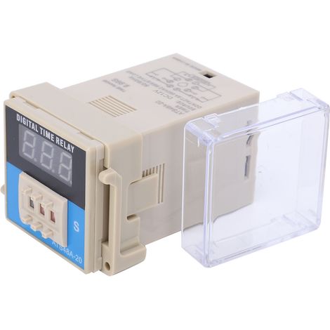 Zeitrelais mit digitaler LED-Anzeige, einstellbarer Zyklusverzögerungsbereich 0,1 s – 99,9 s, ATS48A-20DC12V (1/5)