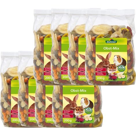 Dehner roditori Snack, Mix di frutta, 8 X 200 G (1.6 kg) (1/3)