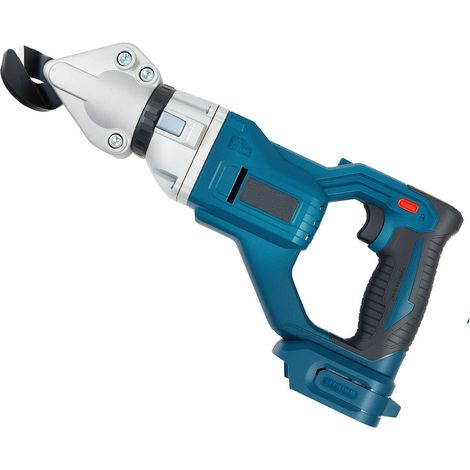 Cisaille à métaux sans fil avec tête pivotante à 360°, double lame, vitesse de 25 000 tr/min, coupe l'acier galvanisé de 1,22 mm, l'acier inoxydable de 1 mm, la plaque d'aluminium, le plastique et le (1/5)