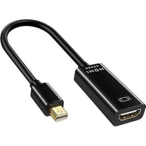 Adaptateur Mini DisplayPort vers HDMI, câble Mini DP pour Thunderbolt 2, convertisseur HDMI pour MacBook Air 13 et Surface Pro 4 jn (1/5)