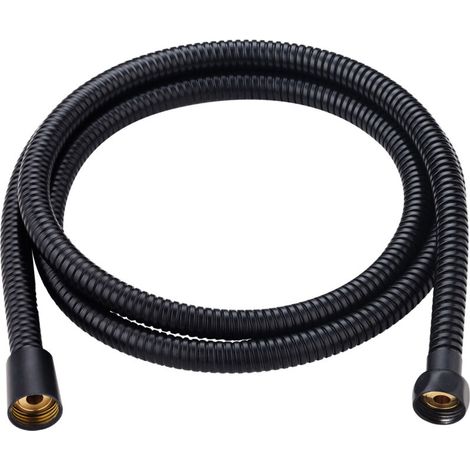 Flexible de douche inox 1,8m noir arctique