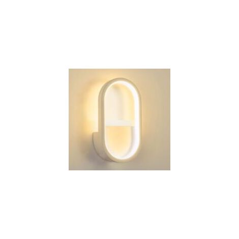 Applique a LED, lampada da parete moderna da 15 W per interni, lampada da parete creativa in metallo per camera da letto, casa, corridoio, soggiorno, scale - Crezuo