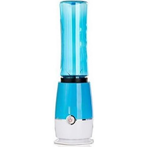 Mixeur électrique portable 500ml, 4 lames, mini blender de voyage, presse-agrumes, prise UE 220V, bleu (1/5)