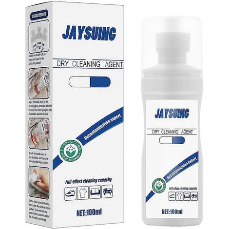 Jaysuing Éponge Tête Chaussures Blanches Doudoune Détergent Décontamination Agent de Nettoyage à Sec Vêtements Taches d'Huile Matelas Sans Lotion (1/4)