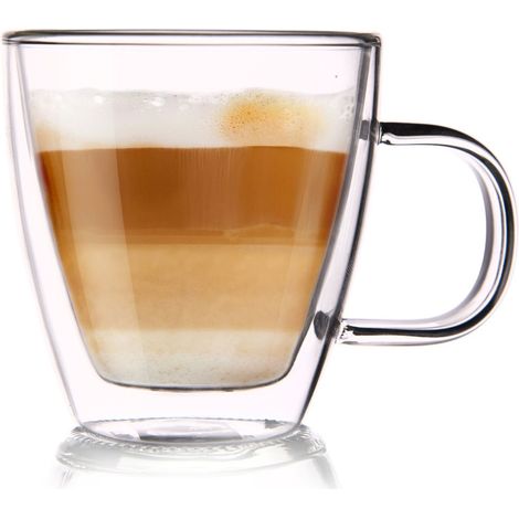Vaso térmico de doble pared para café latte DOBLE 180 ml (1/5)