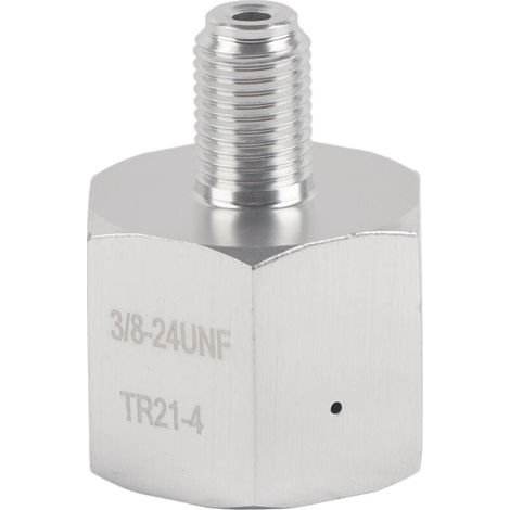 Adattatore per fusto Ulisem, adattatore per CO2 per acqua gassata, mini regolatore, per fusto di birra Corny da 3/8‑24UNF a 6ACME‑6G (1/4)
