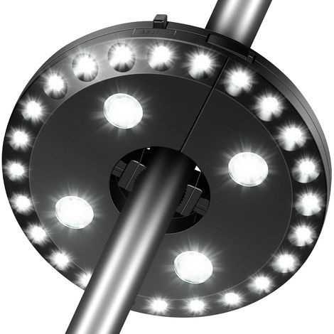 Lumières de parasol, mât de drapeau, éclairage LED blanc froid,Lumières de parasol, mât de drapeau, éclairage LED blanc froid (1/5)
