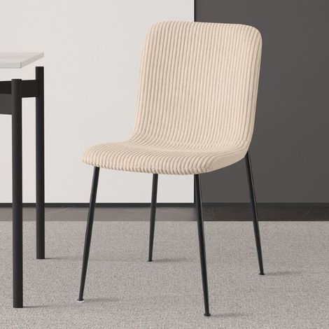 Chaise de salle à manger Alice  42 x 57 x 82 cm  Design velours (1/5)