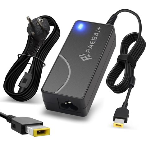65W Chargeur Ordinateur pour Lenovo Thinkpad T460 T470 T470S T440 T450 T540P E531 E570 E560 L440 L460 L470 X270 X250 X240 G50 G50-45 G50-70 G50-80 20V 3,25A Portable Alimentation Adaptateur (1/5)