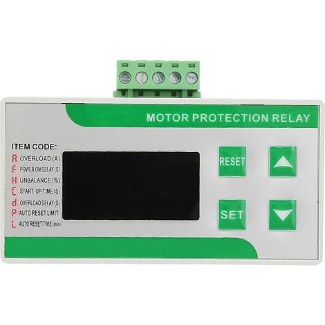 Digitaler 380V AC-Elektromotorschutz 2-99A Überlast-Phasenausfallschutz mit Display (380V)