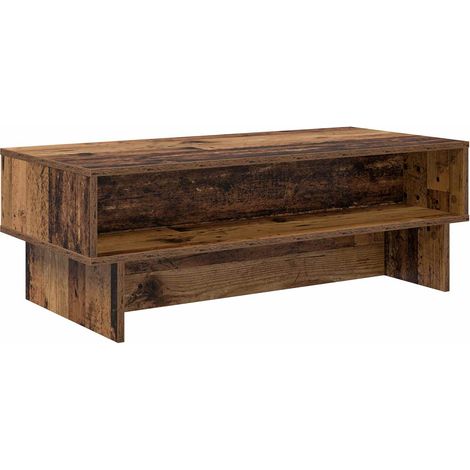 Table basse Bois ancien 100 x 46 x 35 cm Bois d'ingénierie