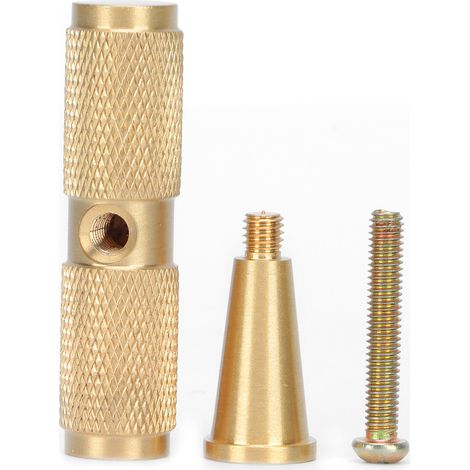 Moderner Möbelgriff, goldfarbenes Messing, einteiliger Griff für Schrank, Garderobe und Tür, luxuriöses und minimalistisches Design. (1/5)