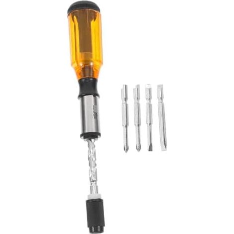 Tournevis à Cliquet Manuel Outil De Réparation Semi-automatique Poussing Pull Ratchet Avec Réversible Pour Précision -