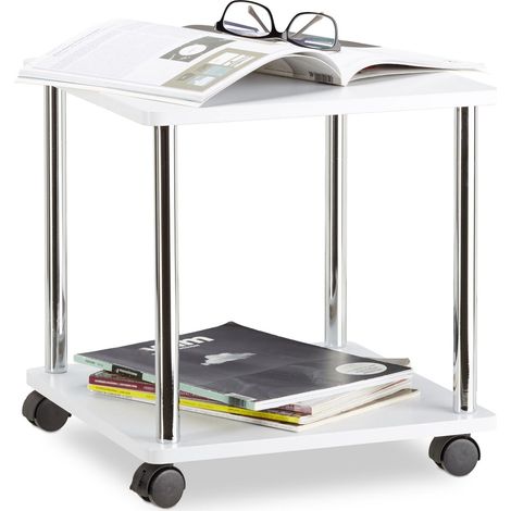 Beistelltisch 2 stufig rollbar