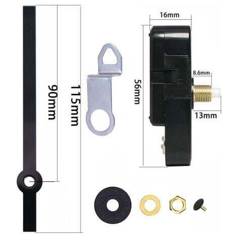 NALOOKAMIC 2 Pièces Mécanisme d'Horloge Mécanisme de Mouvement d'Horloge Mecanisme Horloge Pile Silencieux Horloge Murale Systeme Horloge Aiguilles Mecanisme Pendule (1/3)