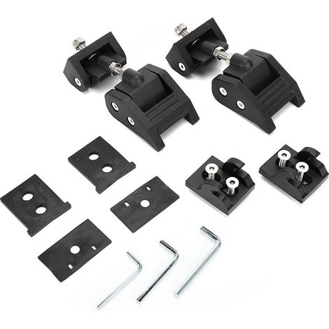 Capot Verrou Latch Aluminium pour Jeep Wrangler TJ 1997-2006, Serrure Crochet Fixation, Lot de 2 (1/5)