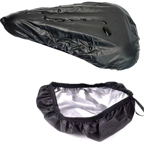 Housse de selle de vélo imperméable 2816cm (trois parties), housse de pluie et de poussière pour selle de vélo, housse de selle de vélo imperméable-AquaForge (1/5)