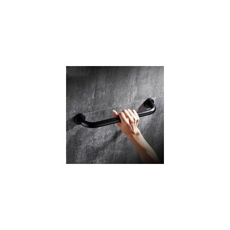Poignée 50cm Barre d\'appui Sécurité Baignoire WC Douche pour Enfants Femme Personne Agé,Noir