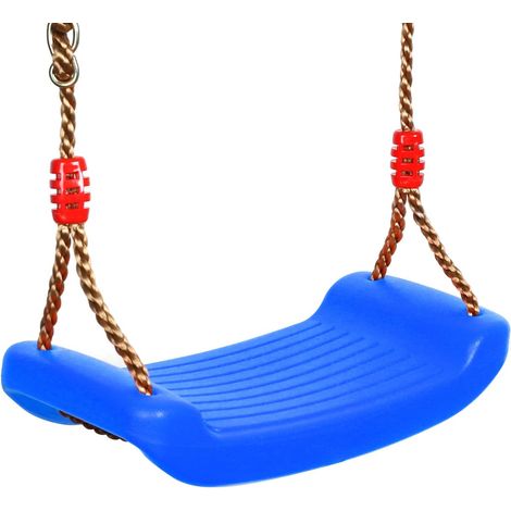 Balancelle suspendue en plastique courbé pour patio, maison, jardin ou porche (couleur aléatoire)