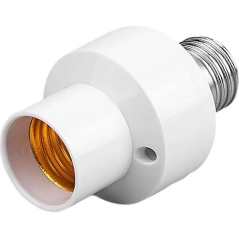 Adaptateur de douille LED E27 sans fil avec détecteur de mouvement et extinction différée pour escaliers et couloirs (1/5)