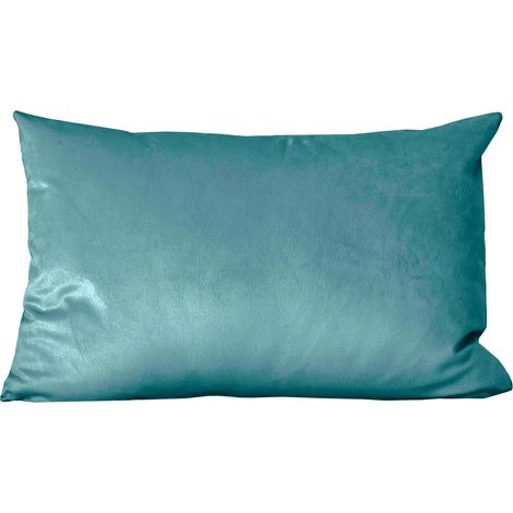 SACASA - Cojín rectangular de terciopelo verde 50x30 cm - NAURU