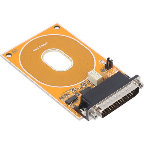 Gelber RFID-Adapter-Metallsender mit Lese- und Schreibschutzfunktion für IPROG-Programmiergerät (1/5)
