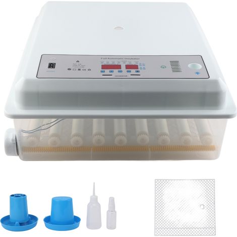 Incubateur automatique d'œufs 64 œufs, contrôle intelligent de la température, couveuse pour poules, cailles, canards, oiseaux, prise UE 250V (1/5)
