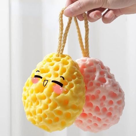 Boule éponge de douche en maille souple pour bébé, brosse en nylon pour livres, mousse de douche, nettoyant pour le corps