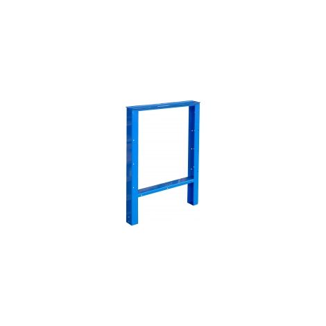 Repuestos para bancos de trabajo profesionales: Pata de banco de trabajo de altura regulable (815 a 910 mm), perfil en U de 50 x 70 mm - Profundidad 590 mm OUTIFRANCE