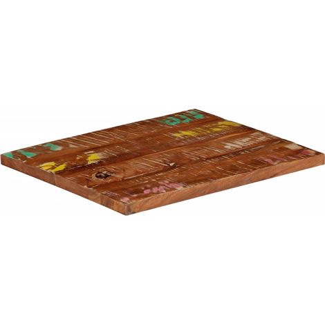 Maison Exclusive - Tischplatte 60x50x3,8 cm Rechteckig Altholz Ma (1/5)