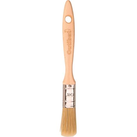 Pinceau queue de morue - Outibat - Universel - Manche bois brut - 20 mm