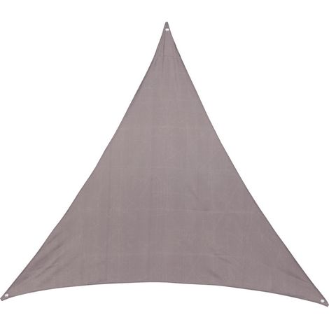 Toile solaire triangle "Anori" - 300 x 300 x 300 cm - Polyester - Taupe - Livraison gratuite