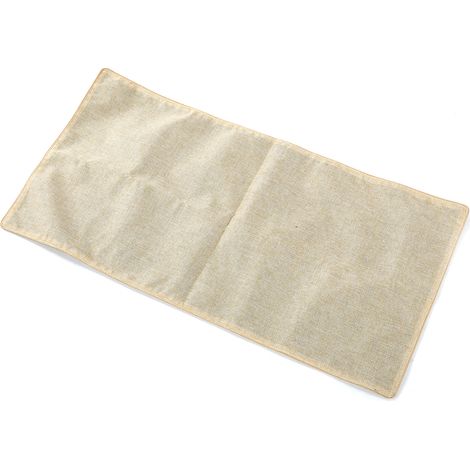 Présentoir à bijoux en lin et flanelle double face, plat, pour comptoir et loisirs créatifs, 80 x 40 cm (1/5)