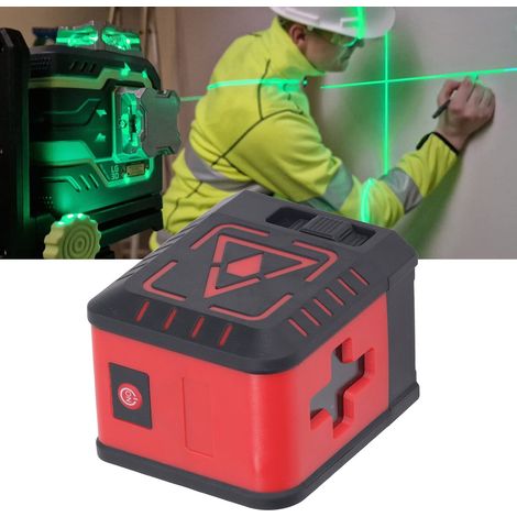 Niveau à bulle autonivelant avec réticule et indication visuelle du niveau (1/5)