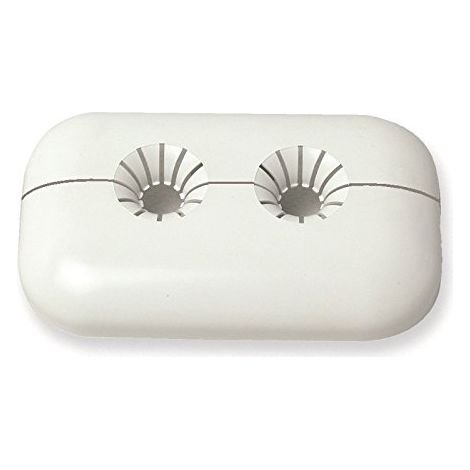 Acquastilla 115216 medaillon rosace double blanc