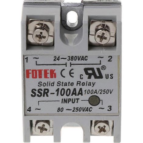 Contrôleur de température pour module de relais statique AC-AC SSR-AA 24 V-380 V (1/5)