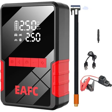 Démarreur, Compresseur d'air, Batterie externe portable, Pas de boîte EVA2, Alimenté par batterie-c (1/2)