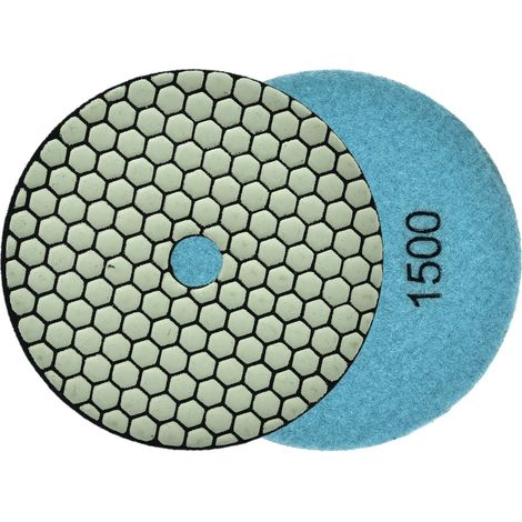 Almohadilla de pulido de diamante geko gr1500 125 mm uso en seco
