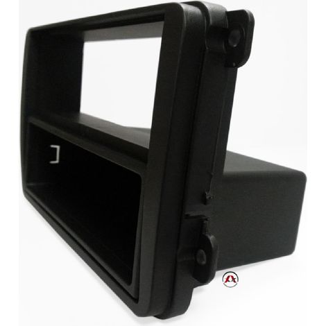 Facade autoradio 1DIN compatible avec Skoda Fabia ap07 - Gris - avec vide poche