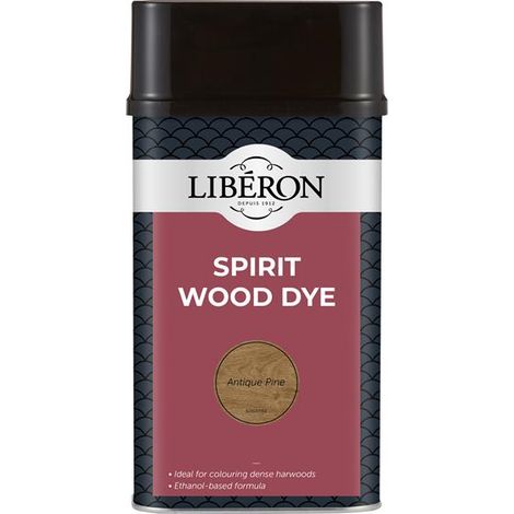 Liberon Spirit Wood Dye Antique Pine 1 litre LIBSDAP1LN (1/2)