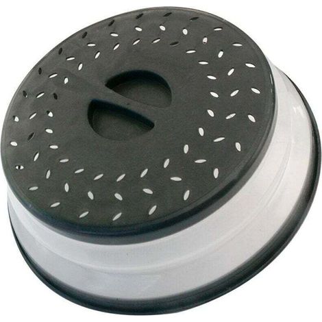 Cloche Micro-Ondes 3-en-1 Rétractable Anti-Vapeur et Égouttoir – Sans BPA, Lavable au Lave-vaisselle (1/5)
