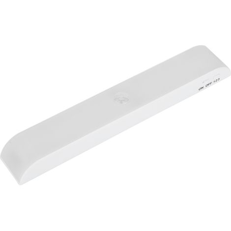 Lampe LED à détecteur de mouvement sans fil adhésive pour placard, penderie (double rangée de lumière blanche) (1/5)