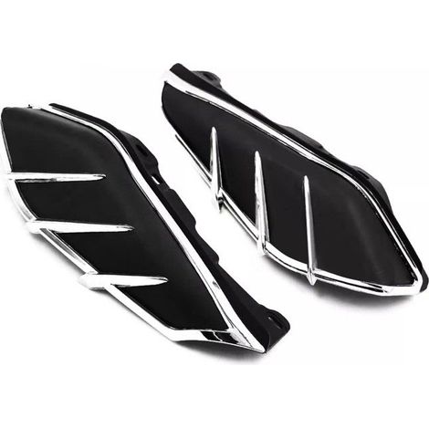 Deflettore del telaio intermedio per Harley Davidson Touring 09-25 WA4 nero / cromo