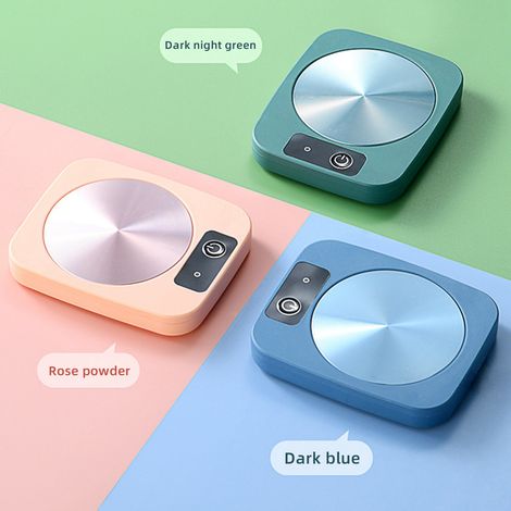 Sous-verre chauffant intelligent pour tasses, température constante de 55 °C, compatible avec les appareils de travail 220 V (UE). (1/5)