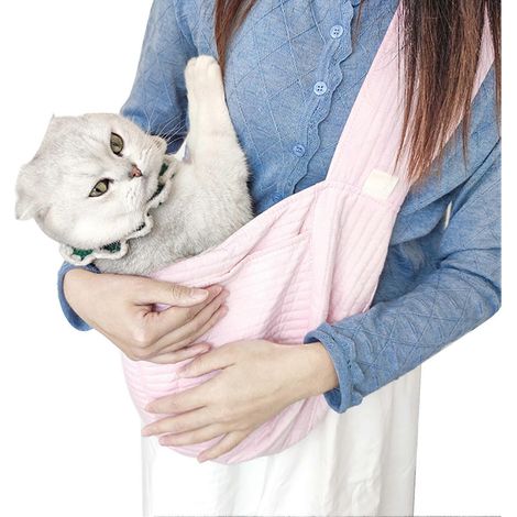 Tragbarer Haustier-Rucksack aus Canvas, Umhängetasche für Hunde, ideal für Reisen im Freien, praktische Tragetasche (1/5)