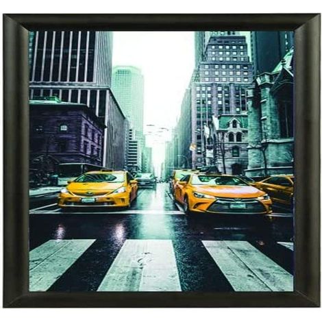 Albyco - Cornice - Portafoto Clip – Per Poster – Colore: Noir/Alluminio - Metallo, Formato A4, 21 x 29,7 cm, Spessore della Cornice 20 mm (1/5)