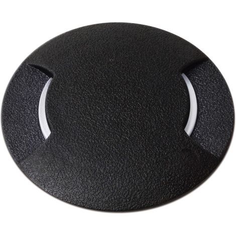 Sol Encastré 2 d'émission BELGRADO-12 IP67 GX53 LED T2 3W 405lm/410lm/410lm CRI80 3000K/4000K/6500K up-down Noir (1/3)